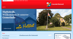 Desktop Screenshot of hattstedt.de