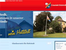 Tablet Screenshot of hattstedt.de